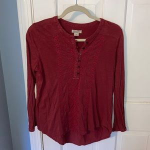 embroidered top